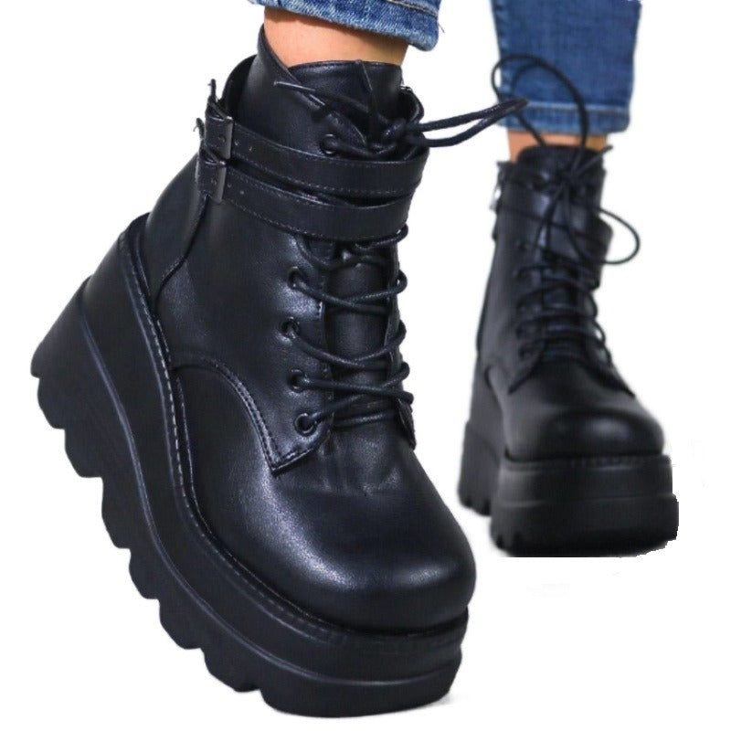 Women's  Fashion High Platform Boots