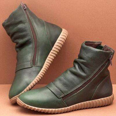 Women Autumn Strappy Vintage Boots