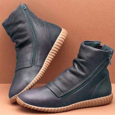 Women Autumn Strappy Vintage Boots