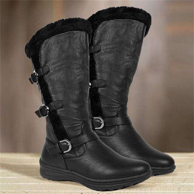 Thick Fur Snow Boots For Females