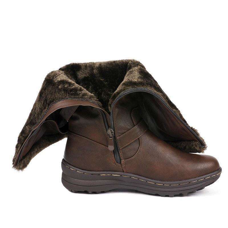 Thick Fur Snow Boots For Females