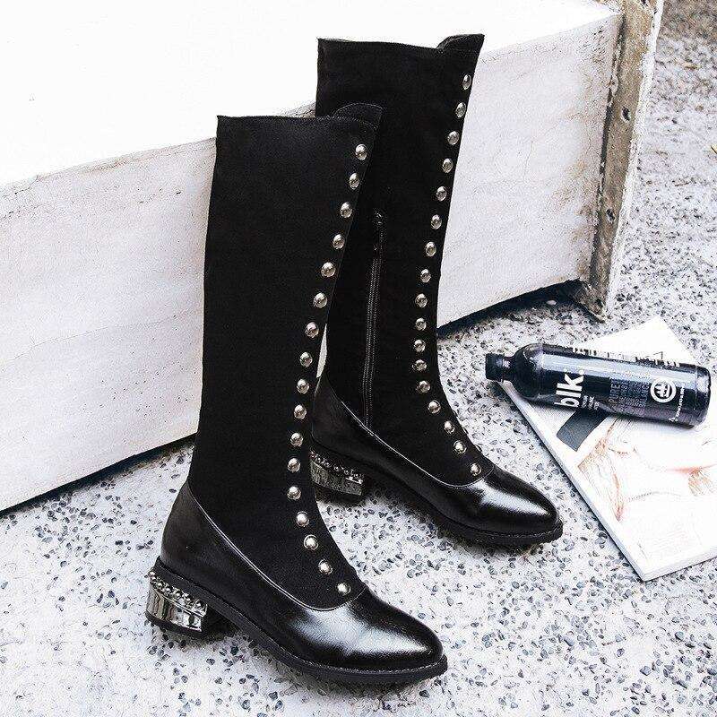 Riding Casual Rome Style Boots For Autumn