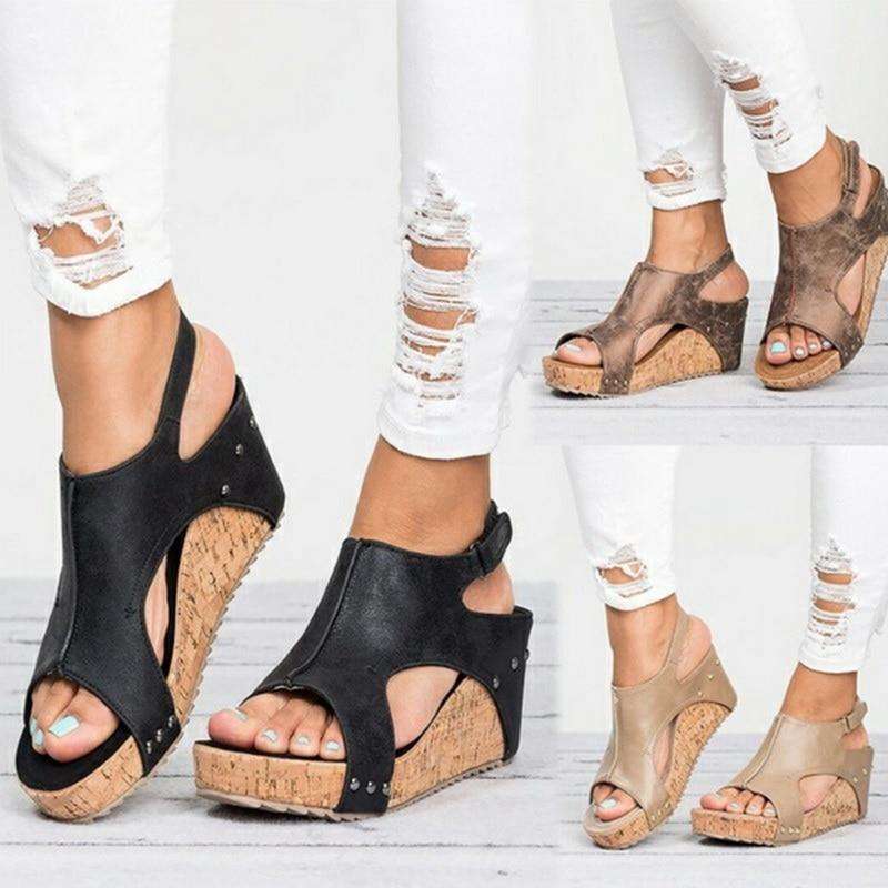 Women Platform Wedges Sandals