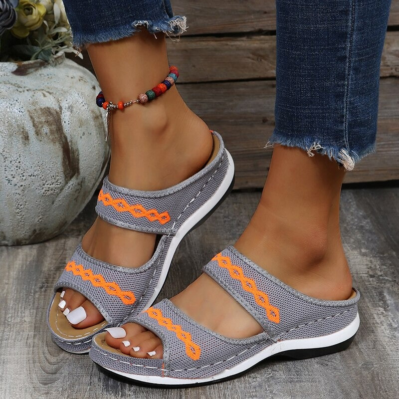 Woman  Casual Flat Open Toe Sandal