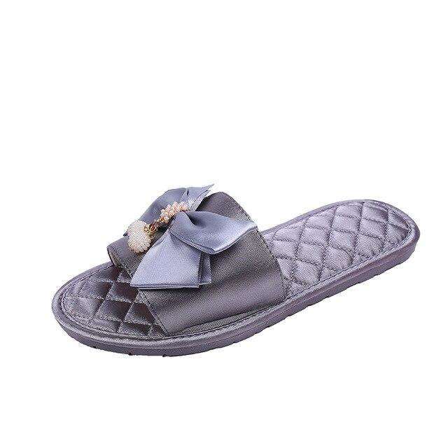 Bow Casual Beach Flip Flops