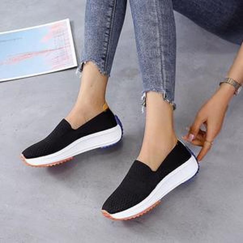 Women Low Heels Wedges Shoes