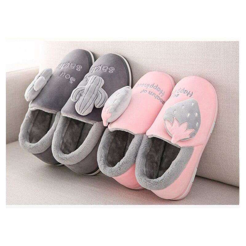 Bedroom Couple Soft Winter Slippers