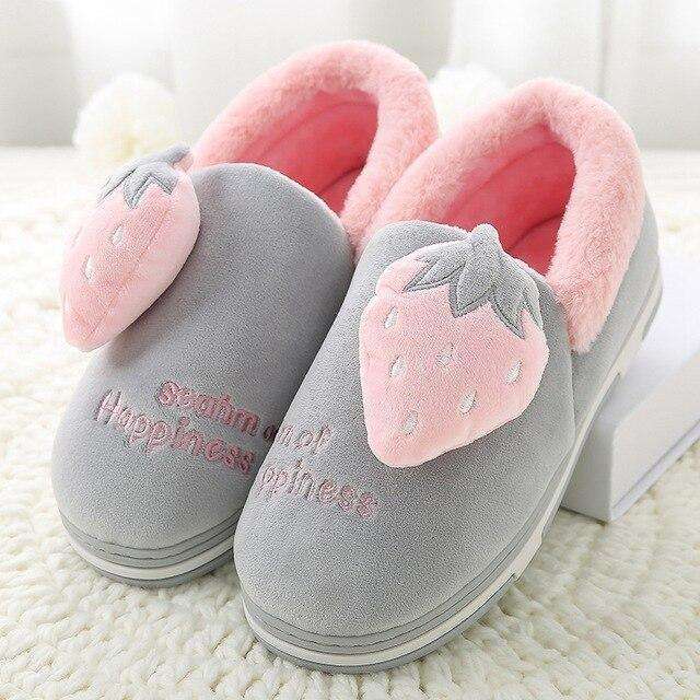 Bedroom Couple Soft Winter Slippers