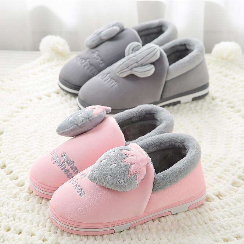 Bedroom Couple Soft Winter Slippers