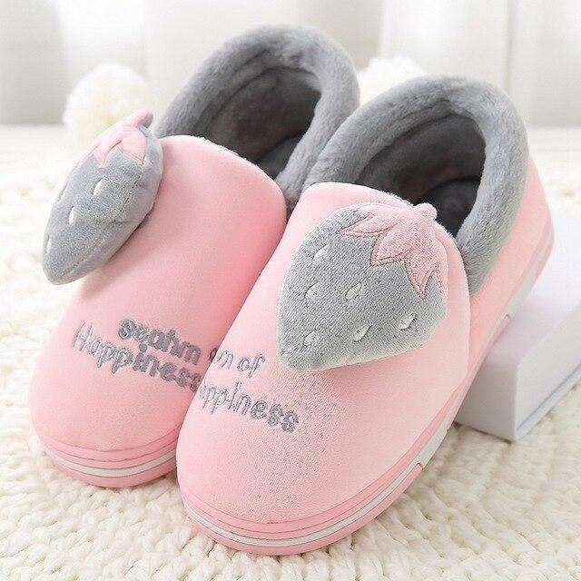 Bedroom Couple Soft Winter Slippers