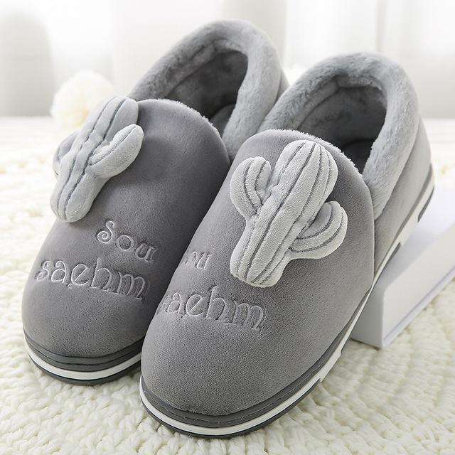 Bedroom Couple Soft Winter Slippers