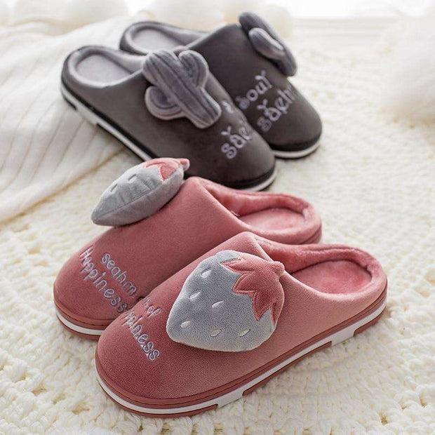 Winter Home Bedroom Slippers