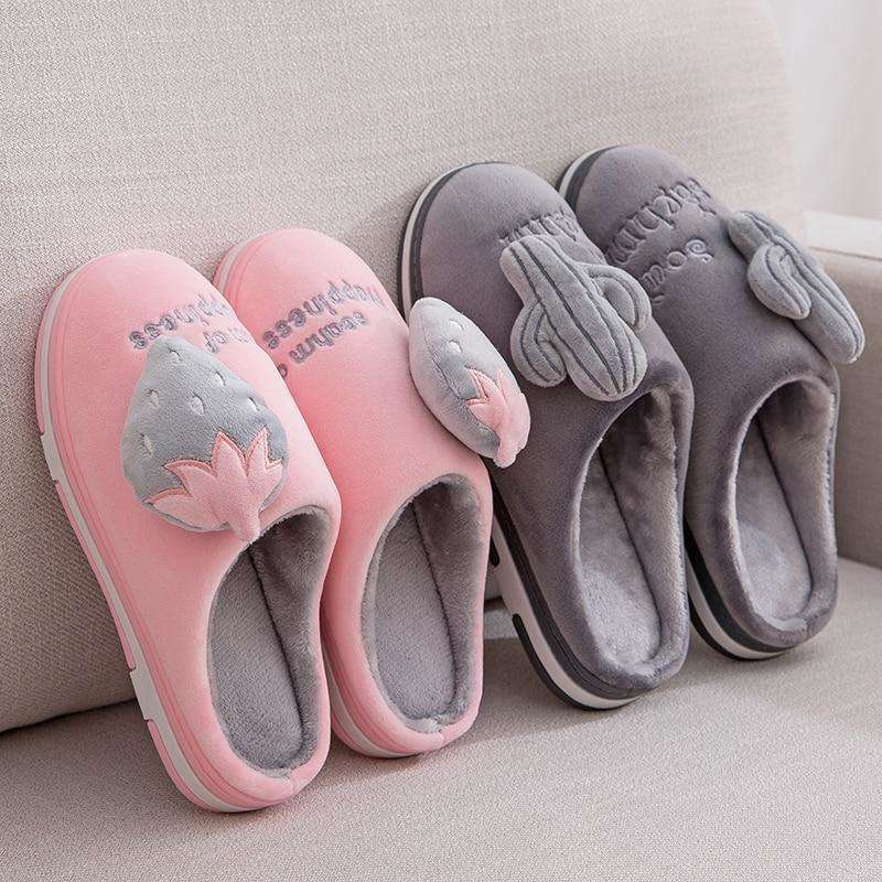 Winter Home Bedroom Slippers