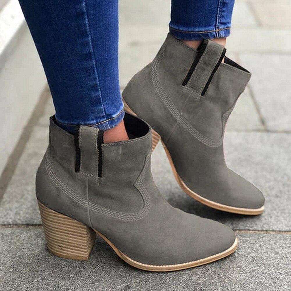 Fashion Chunky Slip-on Ladies Shoes