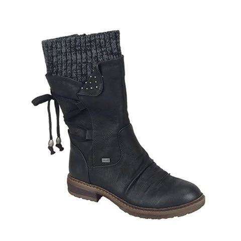 Retro Handmade Leather Long Boots