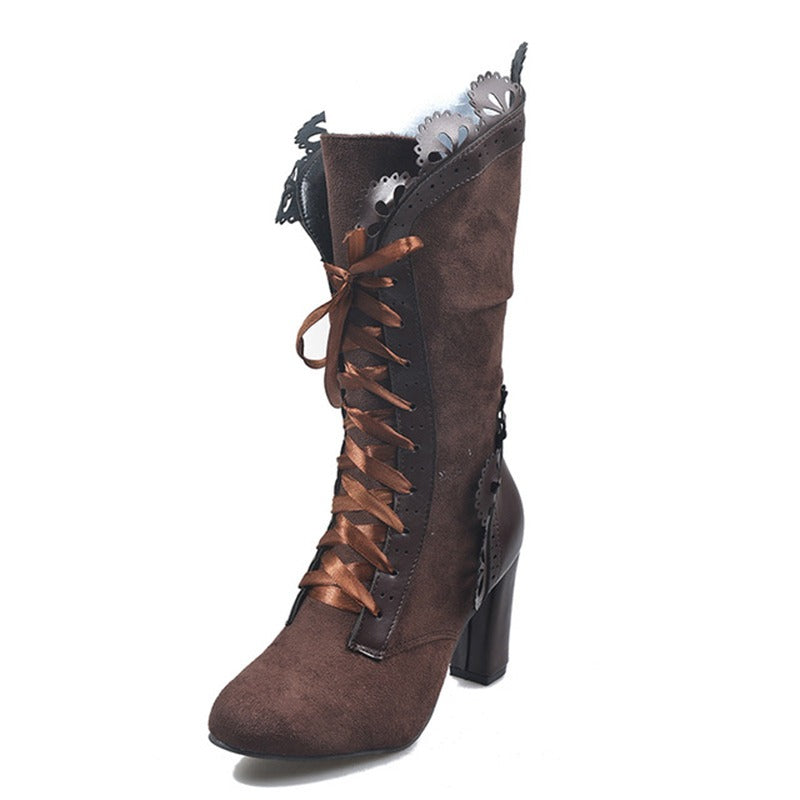 Women's Mid Calf Boots Ladies